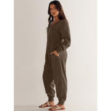 ANRABESS Women's Jumpsuit - Chic & Comfy Fall Outfit