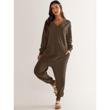 ANRABESS Women's Jumpsuit - Chic & Comfy Fall Outfit