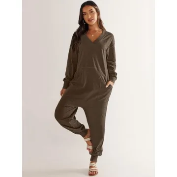 ANRABESS Women's Jumpsuit - Chic & Comfy Fall Outfit