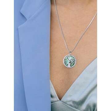 SmileBelle Mom Necklace - Unique Sentimental Jewelry Gifts for Mom