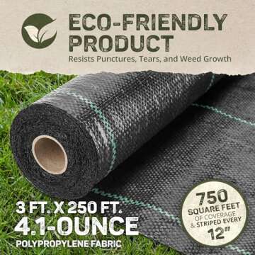 DeWitt Max Weed Control Fabric for Gardens & Landscapes