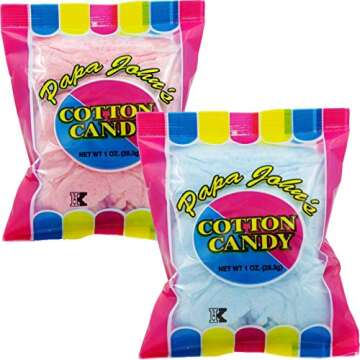 Fruidles Cotton Candy Blue and Pink 1oz Party Treats