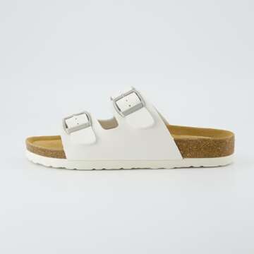 Cushionaire Lane Cork Footbed Sandals for Women