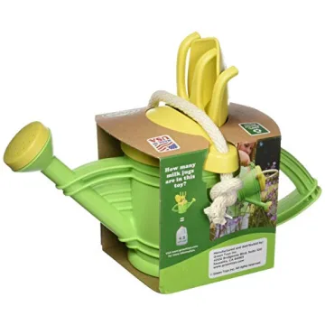 Eco-Friendly Green Toys Watering Can for Kids Outdoor Fun