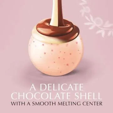 Lindt LINDOR Spring Neapolitan White Chocolate Truffles, Chocolates with Smooth, Melting Truffle Center, 8.5 Oz Bag