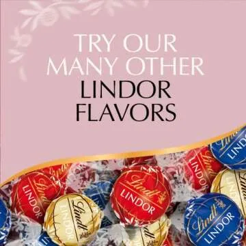 Lindt LINDOR Spring Neapolitan White Chocolate Truffles, Chocolates with Smooth, Melting Truffle Center, 8.5 Oz Bag