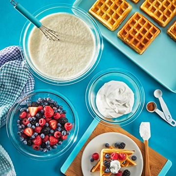 Durable Pyrex 3-Piece Mixing Bowl Set for Kitchen