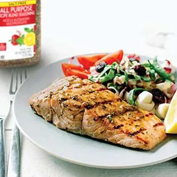 Lawry's Salt Free All Purpose Recipe Blend Seasoning, 13 oz - One 13 Ounce Container of Salt Free All Purpose Seasoning Blend, Versatile Spices for Seasoning Protein, Vegetables and More