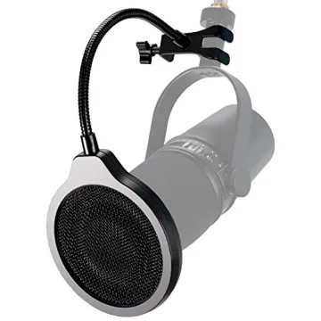 YOUSHARES Pop Filter - 4 Inch 3 Layers Metal Windscreen