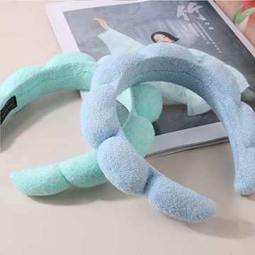 CHNLML Women Spa Headband & Wristband Set for Beauty