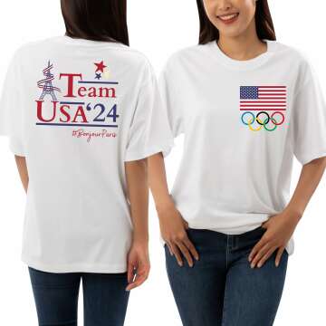 USA Olympic Team Shirts - 2024 Olympics Tee for Youth & Adults