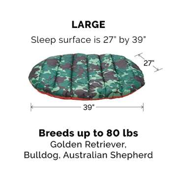 Furhaven Outdoor Travel Dog Bed - Washable & Portable for Dogs