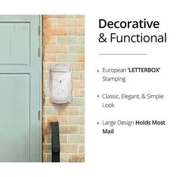 NACH Locking Mailbox - Elegant, Secure & Weatherproof