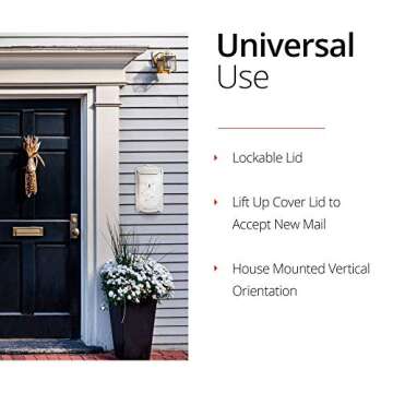 NACH Locking Mailbox - Elegant, Secure & Weatherproof