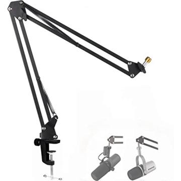 SM7B and MV7 Boom Arm - Heavy Duty Mic Arm Desk Mount for Shure Microphones