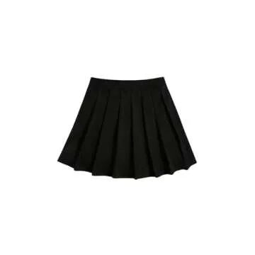Stylish WDIRARA Women's High Waist Pleated Skort