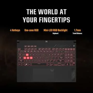 ASUS TUF Gaming A15 Laptop - RTX 4050, Ryzen 7, 144Hz