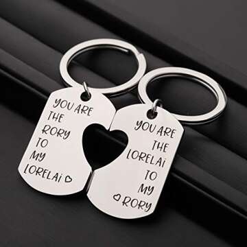 Gilmore Girls Mother Daughter Keychain Set for Fans