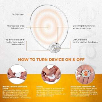 KT Tape KT Recovery+ Wave™ Pain Relief Device for Comfort