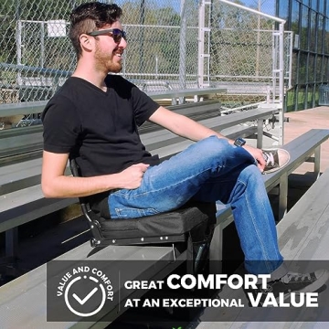 Comfortable OSPORTIS Bleacher Seats with Back Support