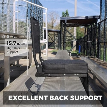 Comfortable OSPORTIS Bleacher Seats with Back Support