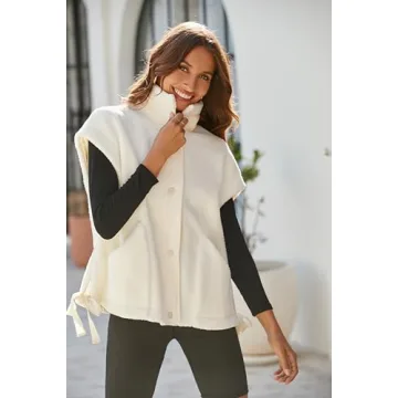 Oversized Fleece Vest for Stylish Warmth