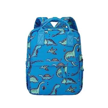 Cute Toddler Backpack for Preschool Kids - Dinosaur & Unicorn
