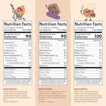 Skout Organic Dessert Inspired Kids Snack Bar Variety Pack (18 Pack) | Organic Kids Snack Bars | School Snacks & Lunch Snacks | Vegan & Paleo | Gluten, Dairy, Grain Free…