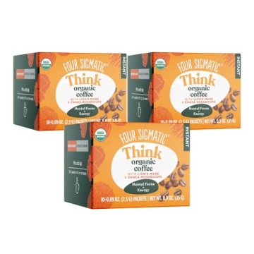 Four Sigmatic Mushroom Coffee with Lion's Mane Pack of 3