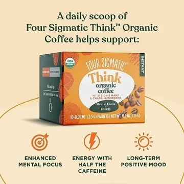 Four Sigmatic Mushroom Coffee with Lion's Mane Pack of 3