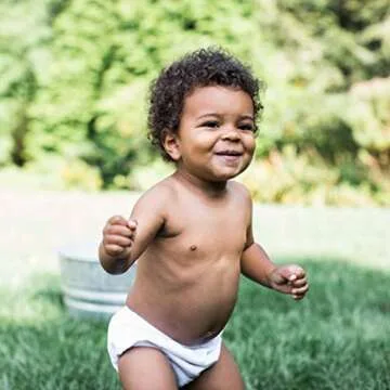 i Play. Baby Ultimate Reusable Snap Swim Diaper, New White, 6-12 Months