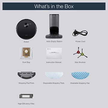 ECOVACS Deebot N8 Pro+ Robot Vacuum Mop 60-Day Self-Cleaning