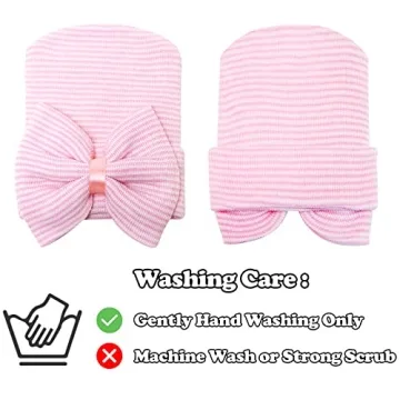 Stylish Sarfel Newborn Hats for Baby Girls with Bows