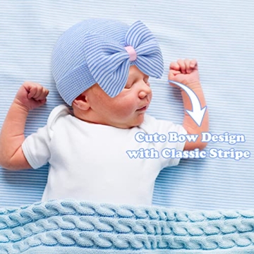 Stylish Sarfel Newborn Hats for Baby Girls with Bows