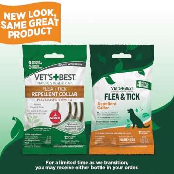 Vet's Best Flea and Tick Collar for Dogs - Natural Protection