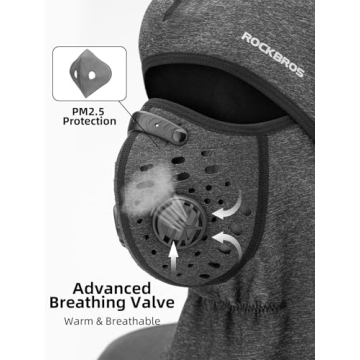 ROCKBROS Ski Mask Balaclava for Men Cold Weather Thermal
