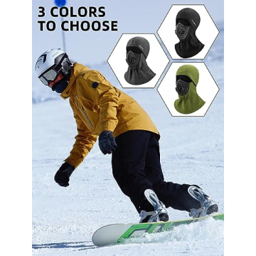 ROCKBROS Ski Mask Balaclava for Men Cold Weather Thermal