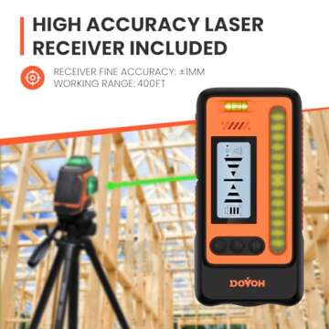 DOVOH High Visibility Laser Level for Outdoor Projects