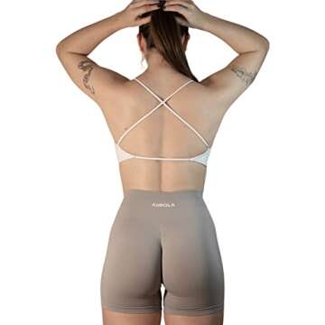 AUROLA Mars Backless Workout Sports Bras for Women