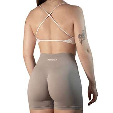 AUROLA Mars Backless Workout Sports Bras for Women