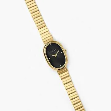 Breda 'Jane' Gold and Metal Bracelet Watch, 23MM