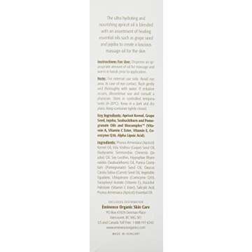Eminence Apricot Body Oil, 8.2 Fl Oz