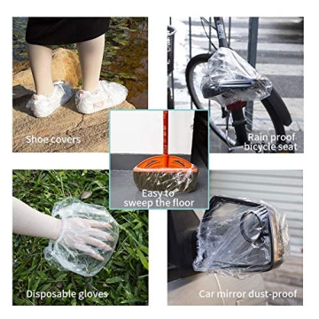 50PCS Waterproof Disposable Shower Caps for Hair Care