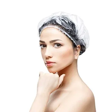 50PCS Waterproof Disposable Shower Caps for Hair Care