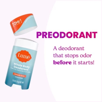 Lume Whole Body Deodorant 72H Odor Control Aluminum Free