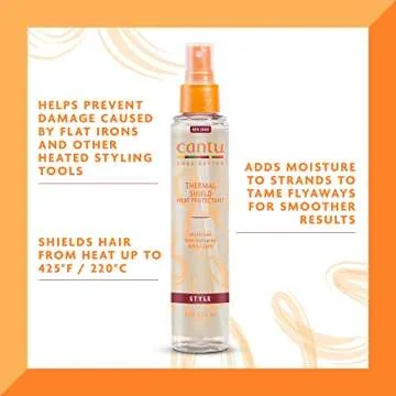 Cantu Thermal Shield Protects and Hydrates Hair Naturally