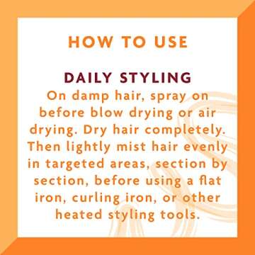 Cantu Thermal Shield Heat Protectant with Shea Butter, 5.1 fl oz (Packaging May Vary)