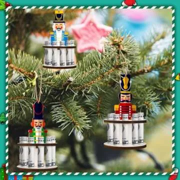 Weysat 3 Pcs Christmas Money Holder Ornaments for Unique Cash Gifts