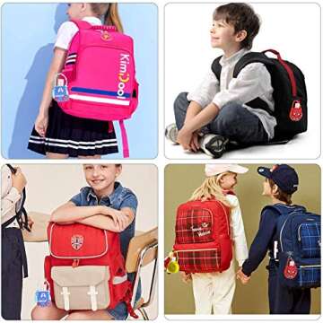 Pack of 12 Cute Cartoon Kids Portable Travel Keyring Containers,Sold with 30 ml Empty Bottles, Perfect for School, Travel, Outdoor, Camping.The Avenger (12 Superhero) (12 Pack)