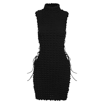 DOUCIU Stacked Mini Dress for Women - Elegance Meets Comfort